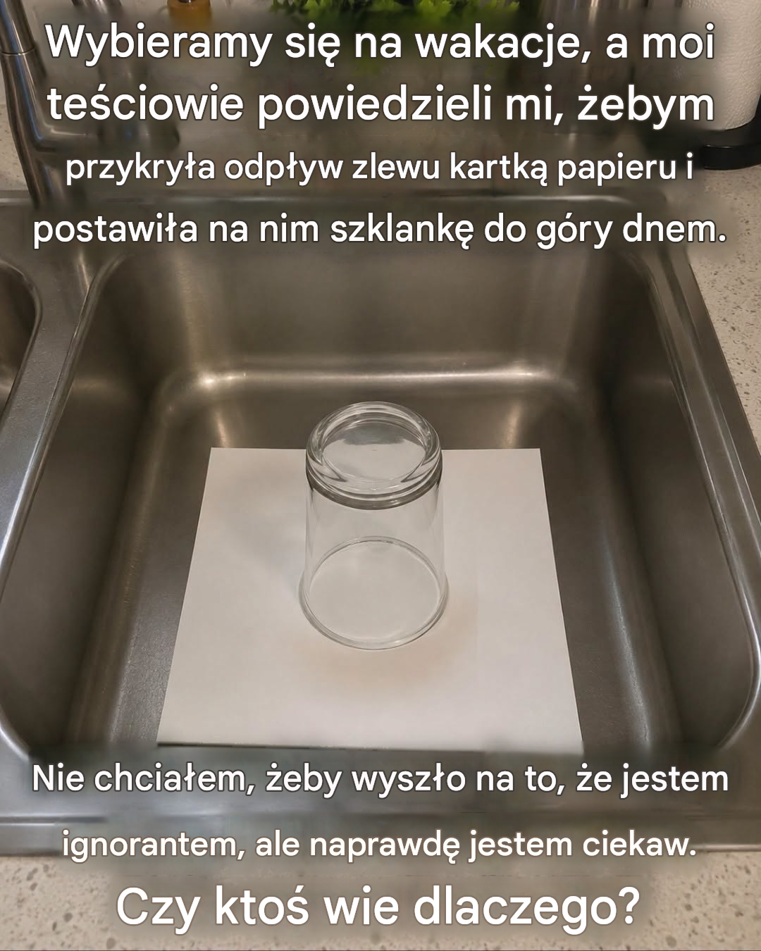 Prawdziwa okazja, by zakryć zlew przed wakacjami