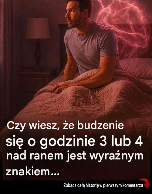 Jeśli budzisz się każdej nocy między 2 a 3 nad ranem, Twoje ciało może...