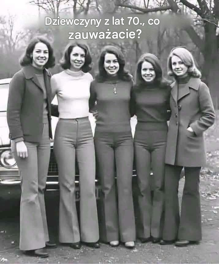 Dziewczyny w latach 70.: Jaki szczegół zauważasz jako pierwszy na tym archiwalnym zdjęciu?