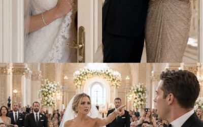 Godzinę przed ceremonią usłyszałam, jak mój narzeczony szepcze do swojej mamy: „Nie zależy mi na niej – chcę tylko jej pieniędzy”. Otarłam łzy, podeszłam do ołtarza i zamiast powiedzieć „tak”, powiedziałam coś, co sprawiło, że moja teściowa złapała się za pierś, będąc już na korytarzu…