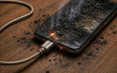 Nie zostawiaj ładowarki telefonu podłączonej do prądu