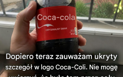 Ludzie dostrzegają „ukryty szczegół” w logo Coca-Coli