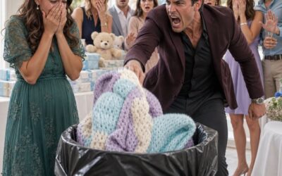 Podczas baby shower mój brat wyrzucił do śmieci własnoręcznie zrobiony kocyk dla dziecka, twierdząc, że tanie prezenty nie mają tu miejsca. Jednak kilka godzin później zadzwonił w panice, domagając się wyjaśnienia, co w nim schowałam…