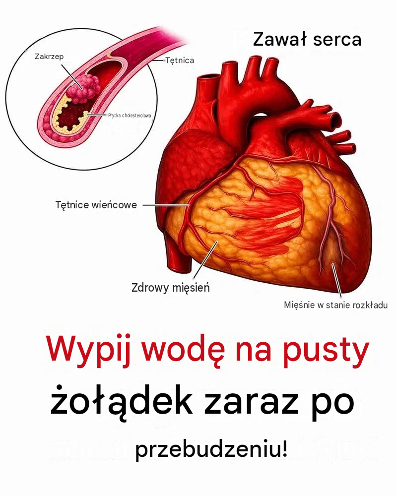 Z tego powodu korzystne jest picie wody na pusty żołądek.