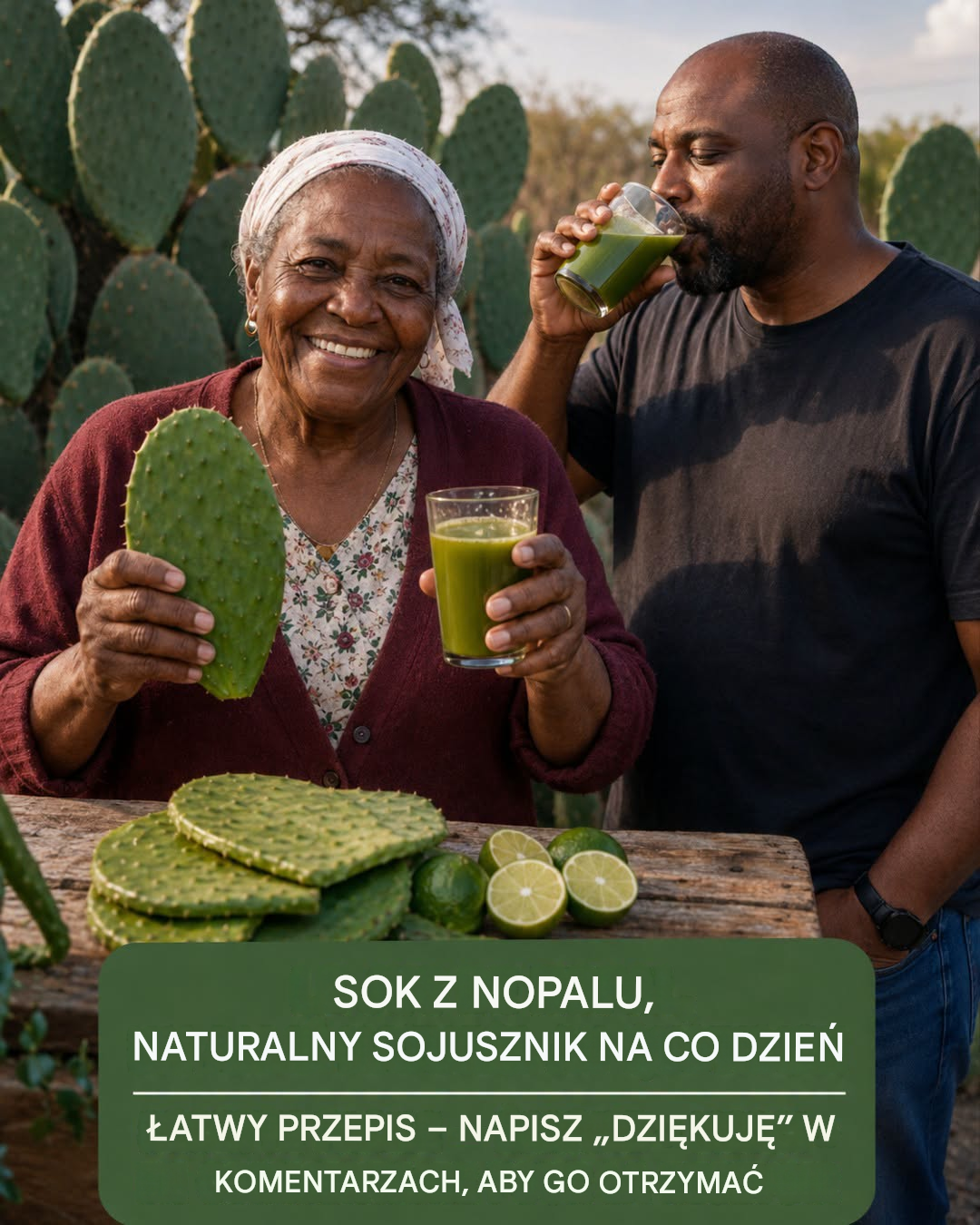 La boisson au citron et au nopal