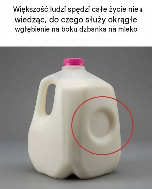 Ukryty cel małego wgniecenia na dzbanku z mlekiem — i dlaczego ma to większe znaczenie, niż myślisz