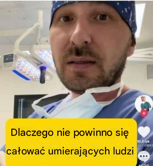Lekarz omawia zagrożenia związane z całowaniem zmarłej osoby i ryzyko zdrowotne, jakie może to spowodować