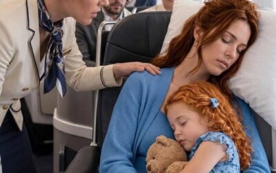 Samotna matka spała na miejscu 8A — aż do momentu, gdy kapitan zapytał przez interkom: „Czy na pokładzie jest pilot myśliwca?”