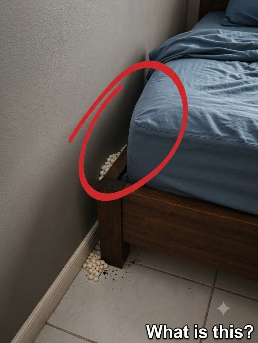 Po długim dniu w pracy chciałem tylko położyć się do łóżka i odpocząć. Wtedy zauważyłem coś dziwnego obok łóżka…