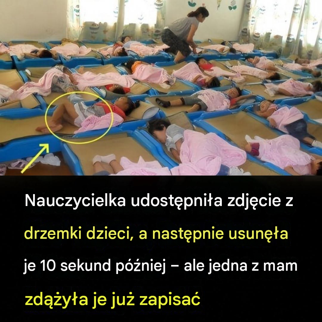 Nauczyciel usunął zdjęcie z drzemki w klasie kilka sekund po jego opublikowaniu – jeden z rodziców już je zapisał