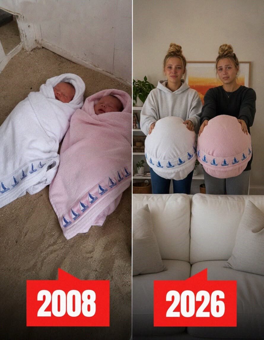 Adoptowałam dwie dziewczynki, które znalazłam zawinięte w ręczniki w przewijaku na plaży. W dniu ich 18. urodzin wręczyły mi te same ręczniki i szepnęły: „Tato... Jesteśmy ci winni prawdę”
