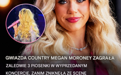 Megan Moroney załamuje się na scenie po przerwaniu koncertu w Denver w połowie występu — wideo