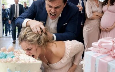 Byłam w ósmym miesiącu ciąży z naszym ukochanym dzieckiem, kiedy mój mąż przyprowadził swoją 22-letnią kochankę na baby shower. Kiedy poprosiłam ich, żeby wyszli, uderzył mnie w brzuch, posyłając na stół z prezentami. „Ona jest w ciąży z prawdziwym dziedzicem, ty bezpłodna śmieciu” – zadrwił, a jego bogaci rodzice bili brawo. Leżałam na podłodze, trzymając się za bolący brzuch, gdy drzwi otworzyły się z hukiem i mój ojciec…