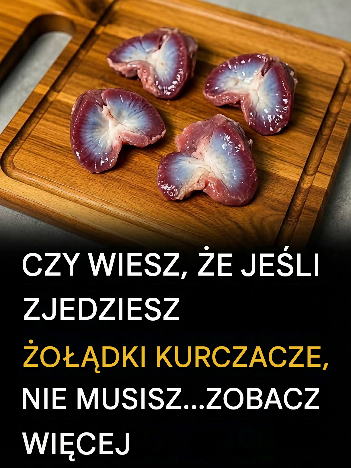 Czy wiesz, że jeśli jesz żołądki kurczaka, nie musisz brać…Zobacz więcej