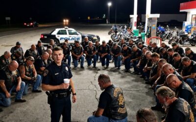 Ciężar odznaki: początkujący policjant, pięćdziesięciu motocyklistów i sekret, który ich wszystkich uratował
