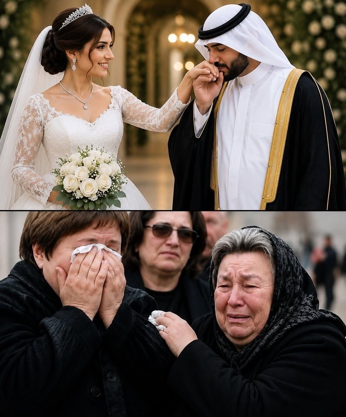 Wyszła za mąż za arabskiego milionera… A następnego dnia on zmarł: historia miłości, straty i nieprzewidywalności życiaSarah dorastała w Londynie, jako córka nauczycielki i pielęgniarki. Ukończyła studia z wyróżnieniem i zbudowała udaną karierę w architekturze. Była już wcześniej zaręczona, ale związek zakończył się, gdy jej narzeczony przyznał, że nie jest gotowy na małżeństwo. Przysięgła sobie, że nie będzie się z nikim spotykać, całkowicie poświęciła się pracy i powiedziała znajomym, że jest zadowolona z bycia singielką. Potem poznała Rashida. Był inny. Był pewny siebie, ale nie arogancki. Był ambitny, ale nie bezwzględny. Słuchał, kiedy mówiła. Pamiętał drobne szczegóły. Sprawiał, że czuła się zauważona. Kiedy jej się oświadczył, nie wahała się ani chwili. Ślub (Co wszyscy widzieli) Ceremonia odbyła się w zabytkowym hotelu w Dubaju. Sala balowa zamieniła się w ogród pełen białych róż i storczyków. Panna młoda miała na sobie suknię z jedwabiu w kolorze kości słoniowej. Pan młody założył tradycyjną białą kandurę. Wymienili przysięgę małżeńską pod baldachimem kwiatów, w blasku zachodzącego słońca, rzucającego złote światło przez okna. Były łzy. Był śmiech. Były tańce, które trwały aż do północy. Sarah i Rashid opuścili przyjęcie zabytkowym Rolls-Roycem, machając do gości, gdy samochód odjeżdżał. Zameldowali się w apartamencie dla nowożeńców o 1:00 w nocy. Byli szczęśliwi. Byli wyczerpani. Byli zakochani. Sarah później powiedziała, że Rashid pocałował ją w czoło, powiedział, że jest najszczęśliwszym mężczyzną na świecie, po czym zasnął, trzymając ją za rękę. Obudziła się o 7:30 rano. Jego ręka była zimna. Następny poranek (Czego nikt się nie spodziewał) Sarah próbowała go obudzić. Delikatnie potrząsnęła go za ramię. Nie poruszył się. Usiadła, spojrzała mu w twarz i już wiedziała. Ona krzyczała. Personel hotelu wezwał karetkę. Ratownicy medyczni przybyli w ciągu kilku minut. Próbowali go reanimować. Nie udało im się. Rashid zmarł we śnie. Przyczyna śmierci: rozległy zawał serca. Miał czterdzieści pięć lat. Bez historii choroby serca. Bez objawów ostrzegawczych. Bez szansy na pożegnanie. Sarah siedziała w apartamencie dla nowożeńców, wciąż ubrana w suknię ślubną, trzymając męża za rękę i czekając, aż ktoś jej powie, że to wszystko był tylko koszmarny sen. Nikt tego nie zrobił. Następstwa (co wydarzyło się później) Następne kilka dni było przepełnione żalem, problemami logistycznymi i niedowierzaniem. Rodzina Rashida przybyła do hotelu. Jego matka zasłabła, gdy usłyszała tę wiadomość. Bracia stali w oszołomionym milczeniu. Goście weselni, którzy świętowali zaledwie kilka godzin wcześniej, zebrali się ponownie, by opłakiwać zmarłego. Sarah dręczyło poczucie winy. Zastanawiała się, czy czegoś nie przeoczyła. Objawu. Znaku. Chwili, w której mogła go uratować. Lekarze zapewnili ją, że nic nie mogła zrobić. Jego zawał serca był nagły, bezgłośny i śmiertelny. Nikt nie mógł go przewidzieć. Ale poczucie winy nie słucha rozsądku. Szepcze. Oskarża. Sprawia, że wszystko kwestionujesz. Pierwszy miesiąc po jego śmierci spędziła we mgle. Nie mogła jeść. Nie mogła spać. Nie wyobrażała sobie przyszłości bez niego. Potem powoli zaczęła się leczyć. Dziedzictwo (co po sobie zostawił) Testament Rashida został odczytany dwa tygodnie po jego śmierci. Zostawił Sarze swoje główne miejsce zamieszkania, pokaźny fundusz powierniczy oraz udziały w dwóch swoich firmach. Nie zależało jej na pieniądzach. Chciała jego. Z czasem jednak znalazła ukojenie w jego dziedzictwie. Część funduszy przeznaczyła na utworzenie stypendium jego imienia dla młodych przedsiębiorców. Przekazywała darowizny na rzecz organizacji charytatywnych, które wspierał. Trzymała jego zdjęcie na stoliku nocnym i rozmawiała z nim każdego wieczoru przed snem. Nigdy nie wyszła ponownie za mąż. „Miałam swoją wielką miłość” – powiedziała po latach przyjaciółce. „Nie zamierzam zadowolić się niczym gorszym”. Czego się nauczyła (przesłanie dla nas wszystkich) Oto, co chciałbym, abyście wynieśli z tej historii. Życie jest nieprzewidywalne. Miłość jest krucha. Jutro nie jest pewne. Sarah i Rashid byli razem osiemnaście miesięcy. Osiemnaście miesięcy zalotów, zaręczyn i małżeństwa. Osiemnaście miesięcy śmiechu, łez i planowania przyszłości, która została przerwana. Nie żałuje, że powiedziała „tak”. Nie żałuje ślubu, sukni, imprezy z milionem dolarów. Nie żałuje niczego. Bo go kochała. A on kochał ją. I choć ich wspólny czas był krótki, to był prawdziwy. Często powtarza: „Wolę spędzić z nim jeden dzień, niż całe życie z kimkolwiek innym”. Oto siła miłości. Nie chodzi o to, ile masz czasu. Chodzi o to, co zrobisz z czasem, który ci dano. Ostatnie, pełne nadziei słowo Sarah nadal świętuje ich rocznicę. Nadal mówi o nim, jakby był w sąsiednim pokoju. Nadal nosi obrączkę. Ona nie jest zgorzkniała. Ona nie jest zła. Ona jest wdzięczna. Wdzięczna za wspólnie spędzony czas. Wdzięczna za miłość, którą się dzielili. Wdzięczna za wspomnienia, które pozostaną z nią na całe życie. Jej historia przypomina, by trzymać się blisko bliskich. By mówić „kocham cię” przed snem. By nigdy nie brać ani jednego dnia za pewnik. Bo nigdy nie wiesz, który dzień będzie twoim ostatnim. Teraz chętnie się dowiem. Czy kiedykolwiek straciłeś kogoś nagle? Jak sobie z tym poradziłeś? Jakiej rady udzieliłbyś innym, którzy zmagają się z nieoczekiwaną żałobą? Zostaw komentarz poniżej – czytam każdy. A jeśli ta historia Cię poruszyła, podziel się nią z kimś, kogo kochasz. SMS-em, linkiem, rozmową. Dobre historie są po to, by się nimi dzielić. 💛💔🕊️