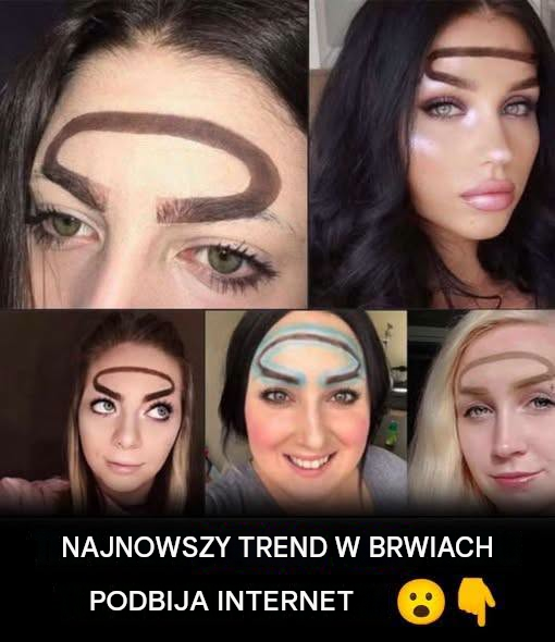 Brwi Halo Nowy trend w makijażu jest zabawny i szalony