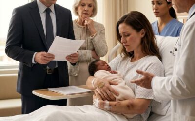 Ledwo trzymałam na rękach naszą nowonarodzoną córeczkę, gdy mój mąż wpadł do szpitalnej sali i zamarł na widok jej niezwykle ciemnej skóry. Jego twarz wykrzywiła się z obrzydzenia. „Masz nadzieję, że uwierzę, że jest moja?” – prychnął. Zanim lekarz zdążył wyjaśnić jej rzadką wadę pigmentacji, zażądał rozwodu. Podpisałam papiery bez błagania. Trzy tygodnie później test DNA potwierdził, że jest jej ojcem – a te same papiery rozwodowe dowiodły, że właśnie zrzekł się mojego spadku, naszego domu i dziecka, które odrzucił.