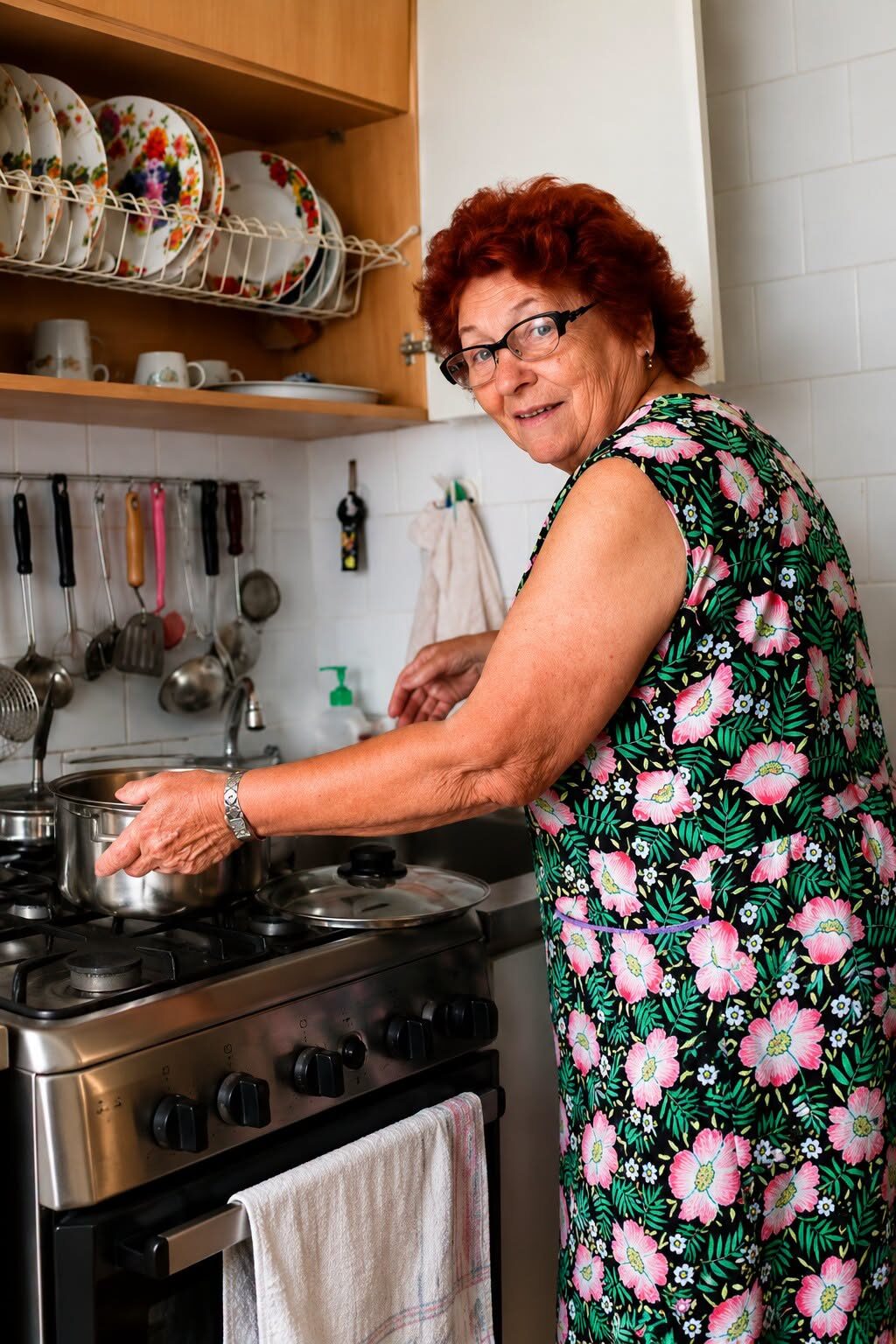 Mam 82 lata, ale mój syn zmusza mnie do codziennego gotowania, bo twierdzi, że jego żona „nie powinna musieć tego robić” — Aż pewnego wieczoru położyłam coś na stole, przez co nagle zbladł…