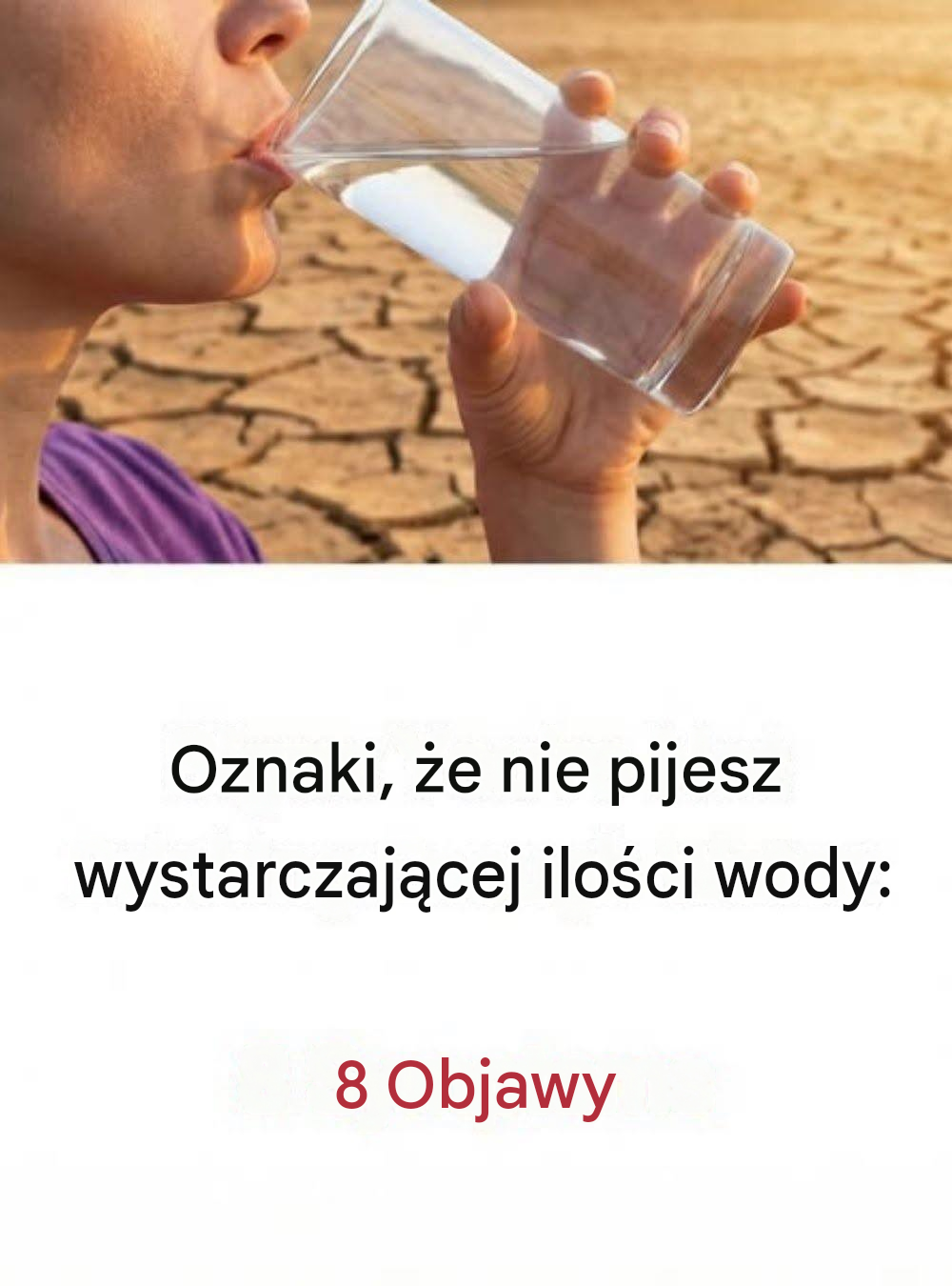 Co się dzieje, gdy organizm nie otrzymuje wystarczającej ilości nawodnienia