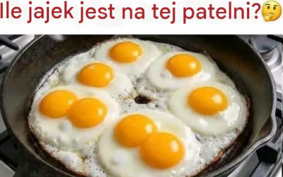 Ile jajek tak naprawdę jest na patelni? Ta prosta łamigłówka może oszukać Twój mózg