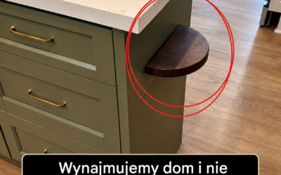 Do czego służy półka na wyspie kuchennej? Drobna cecha, którą wielu właścicieli domów pomija