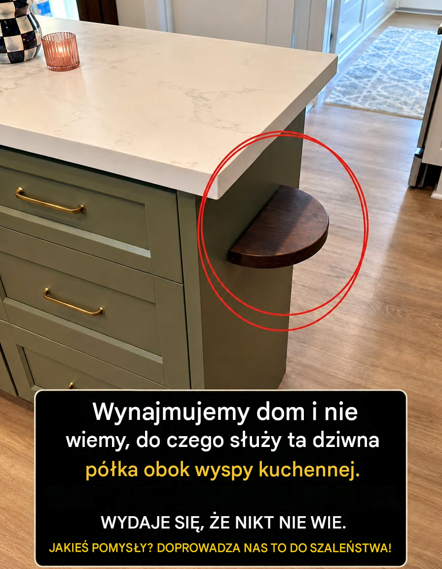 Do czego służy półka na wyspie kuchennej? Drobna cecha, którą wielu właścicieli domów pomija