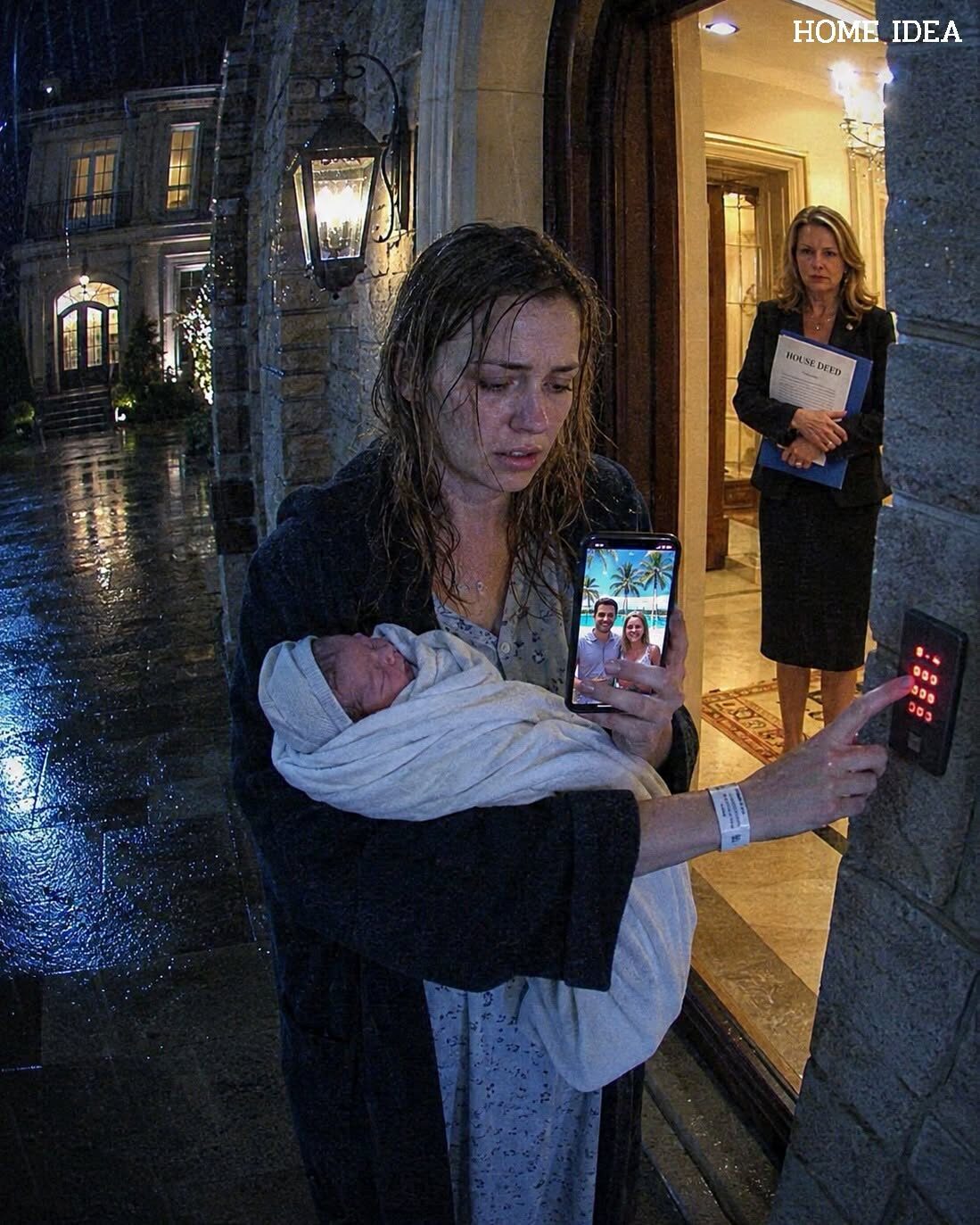 Mój mąż zamknął mnie i naszą trzydniową córeczkę na zewnątrz, żeby wyszły na deszcz, a potem powiedział: „Zróbcie swoje, jako matka, i sobie z tym poradzicie”.