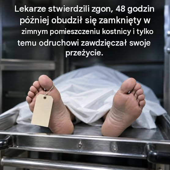 Uznany za zmarłego przez pomyłkę, budzi się w kostnicy 48 godzin później: odruch, który uratował mu życie
