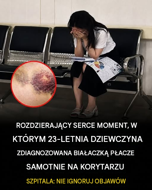 23-letnia kobieta z białaczką załamała się na korytarzu szpitalnym