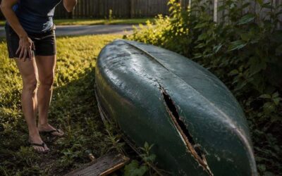 Mój sąsiad błagał, żebym pożyczył mu kajak mojego zmarłego taty — kilka dni później znalazłem go pękniętego za jego szopą, a jego przeprosiny pozostawiły mnie bez słowa
