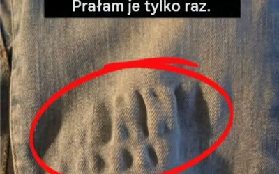 Dlaczego na dżinsach po praniu pojawiają się dziwne marszczenia?