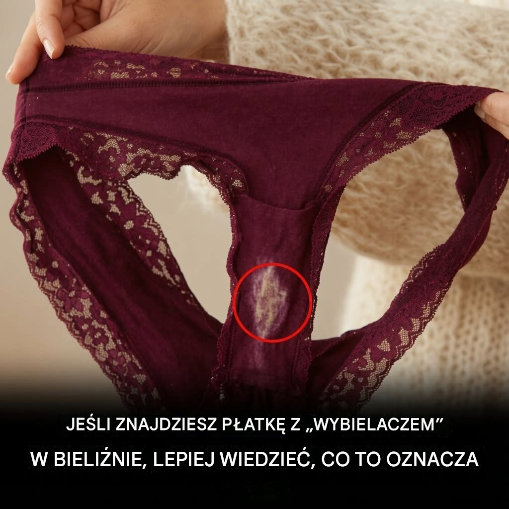 Dlaczego na niektórych rodzajach bielizny pojawia się plama „wybielacza”? Oto, co to naprawdę oznacza