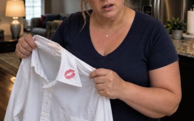 Używam na koszuli mojego mężczyzny znaku pocałunku z jaskrawoczerwonej szminki — przysięgał, że nie ma pojęcia, skąd się tam pochodzi. Ale kiedy zadano mu JEDNO proste pytanie, jego twarz została zupełnie blada…