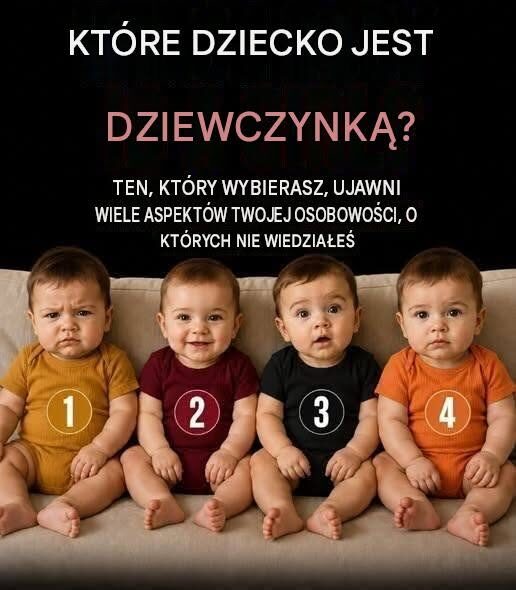 Które dziecko byś wybrał? Zabawny quiz osobowości, który ujawni więcej, niż się spodziewasz