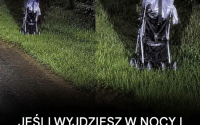 Kobieta wydała przerażające ostrzeżenie po znalezieniu porzuconego na poboczu drogi wózka dziecięcego