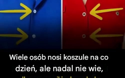 Prawdziwy powód, dla którego guziki w koszulach damskich różnią się od guzików w męskich