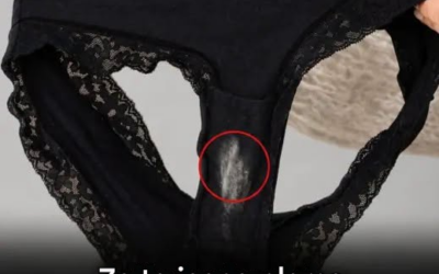 Te tajemnicze jasne plamy na bieliźnie? Oto, co naprawdę ujawniają