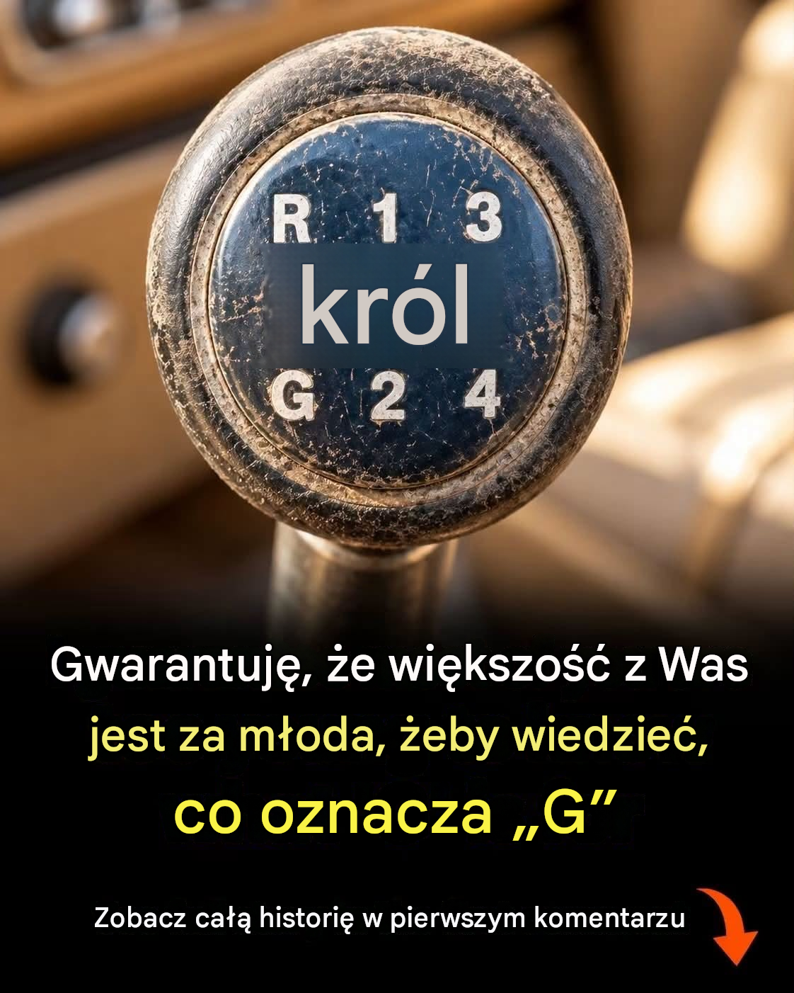 Kierowcy zaskoczeni, gdy dowiedzieli się, co oznacza „G” w manualnej skrzyni biegów