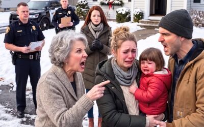 On a bitter December night, my daughter appeared at my door holding my drenched three-year-old granddaughter. “He brought his mistress into the house,” she whispered. “Then his mother packed our things and locked us outside.” I picked up my keys, looked at her, and said, “Get in the car. They chose the wrong family to mess with.”