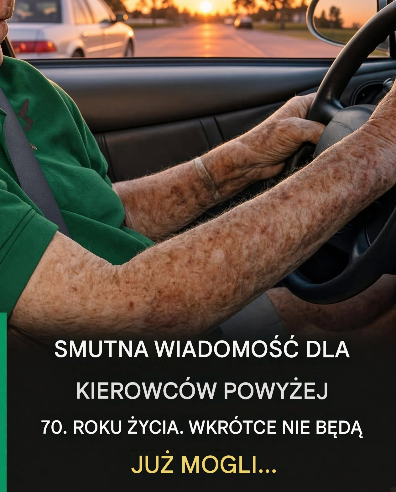 Kierowcy po 70. roku życia: nowe wymagania, które na nowo definiują jazdę (trzecie miejsce) Więcej w pierwszym komentarzu