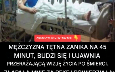 Mężczyzna stracił puls na 45 minut, obudził się i podzielił się mrożącą krew w żyłach wizją życia pozagrobowego