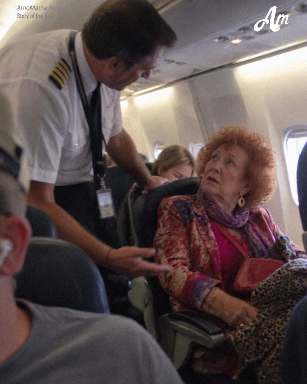 Moja babcia odmówiła biletu pierwszej klasy, który jej kupiłem i poleciała klasą ekonomiczną – byłem zdenerwowany, dopóki nie przyszedł pilot, żeby jej szukać
