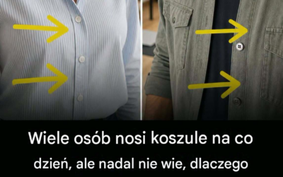 Prawdziwy powód, dla którego guziki w koszulach damskich różnią się od guzików w męskich