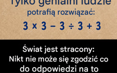 To niezwykle proste obliczenie matematyczne wzbudza kontrowersje wśród użytkowników Internetu: czy potrafisz znaleźć prawidłową odpowiedź?