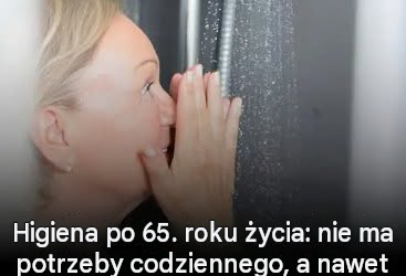 Higiena po 65. roku życia: idealna częstotliwość prysznica, która pozwoli zadbać o skórę