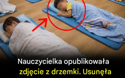 Nauczyciel usunął zdjęcie z drzemki w klasie kilka sekund po jego opublikowaniu – jeden z rodziców już je zapisał
