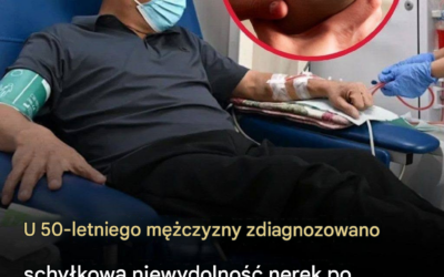 Diagnoza niewydolności nerek u 50-letniego mężczyzny budzi wątpliwości co do codziennych nawyków związanych z piciem kawy