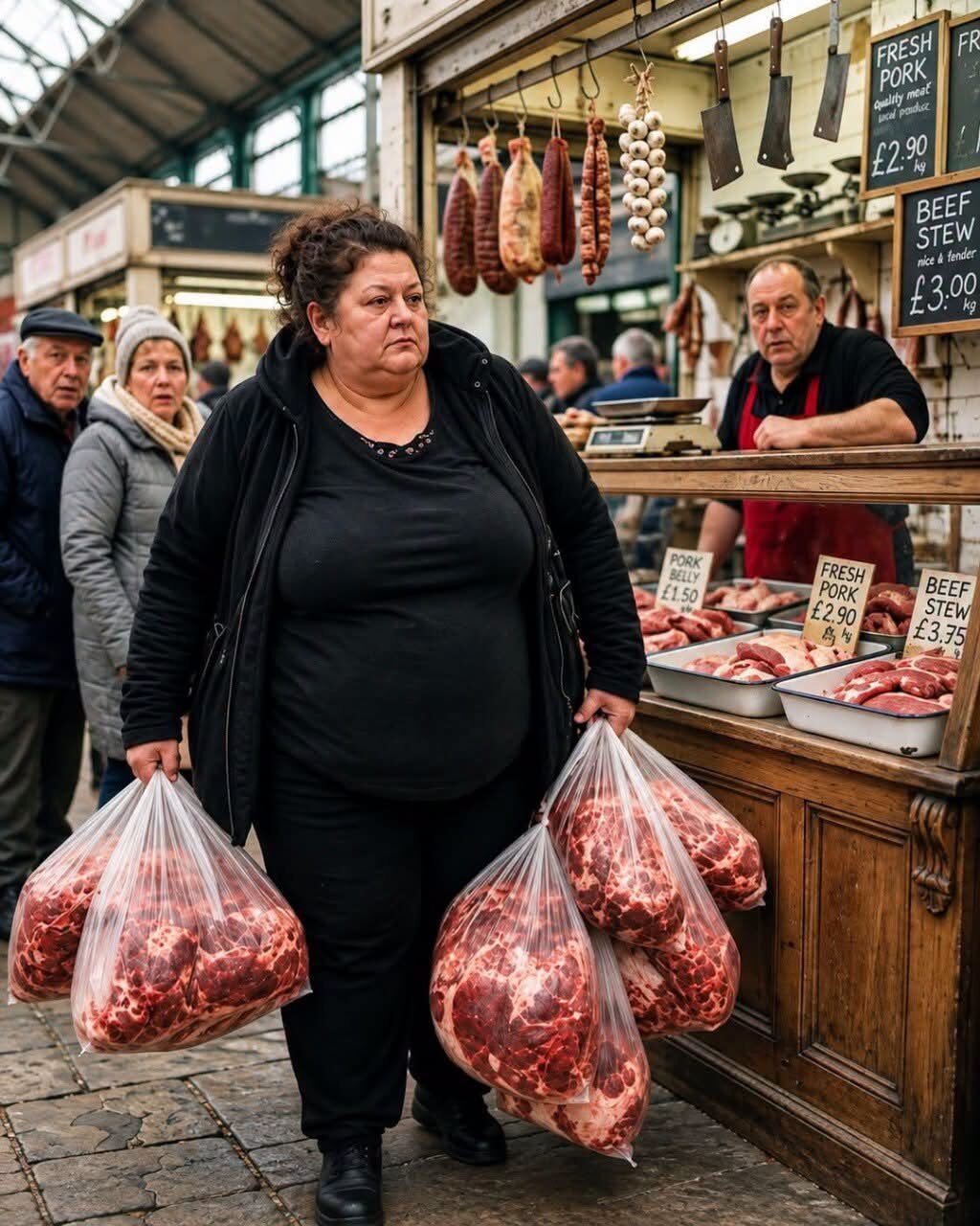 Kobieta kupowała codziennie 60 kilogramów wołowiny… Nikt nie zadawał pytań, dopóki policja nie odkryła, co robiła z tym całym mięsem. To, co odkryli, przeraziło wszystkich…