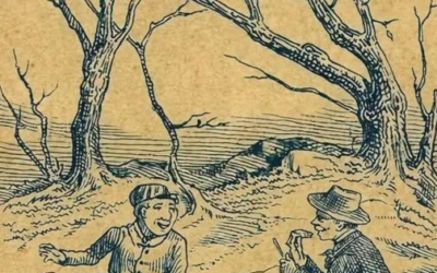 Ta zabytkowa układanka przedstawia świnię na pikniku: czy zdołasz ją znaleźć?